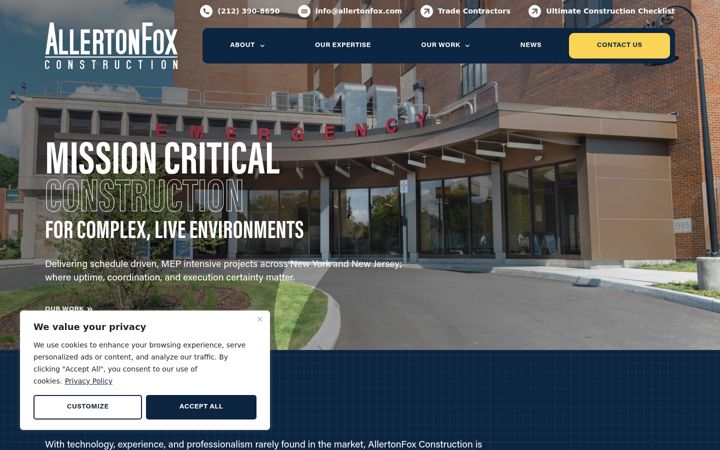 Screenshot of allertonfox.com