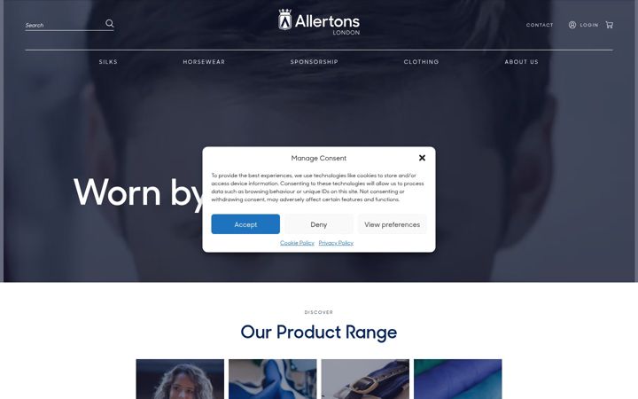 Capture d'écran de allertons.com