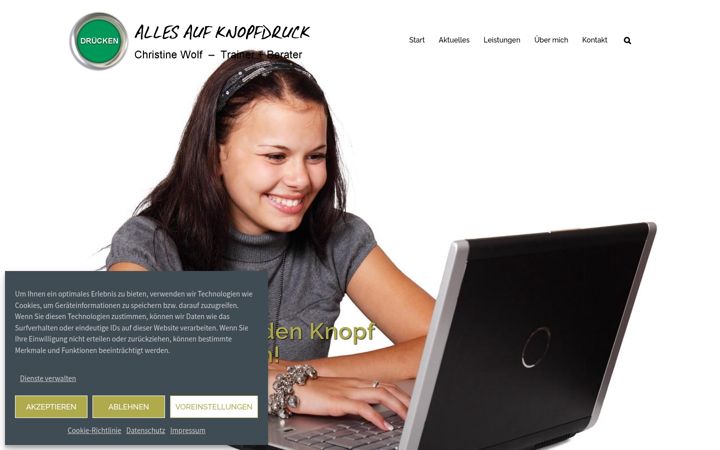 Екранна снимка на alles-auf-knopfdruck.de