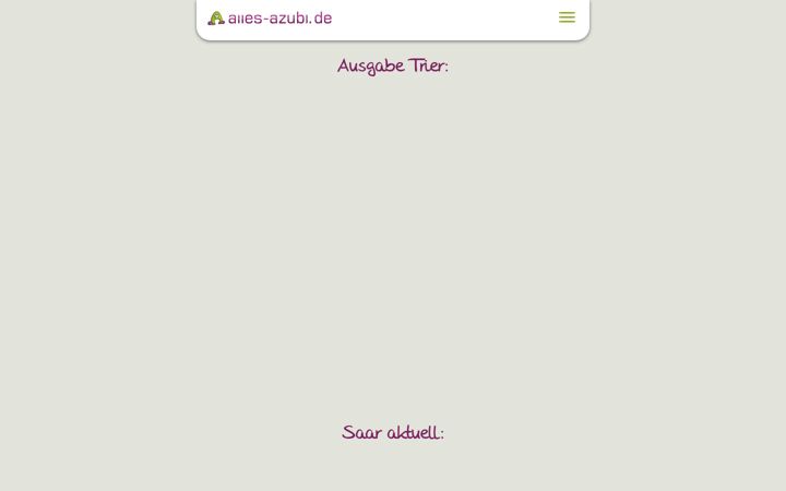 Screenshot of alles-azubi.de