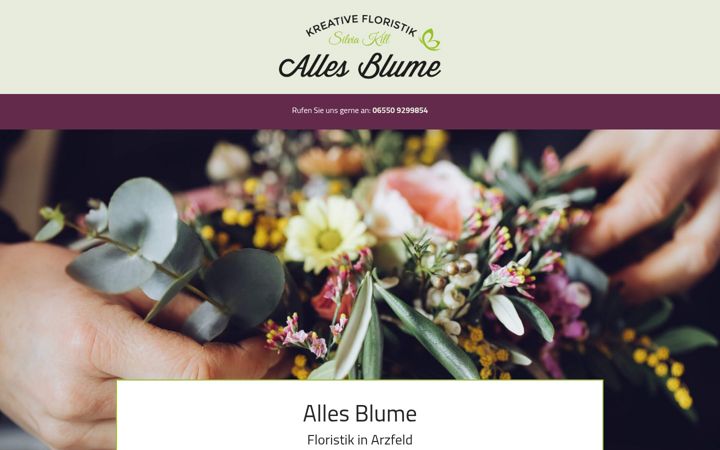Екранна снимка на alles-blume.de