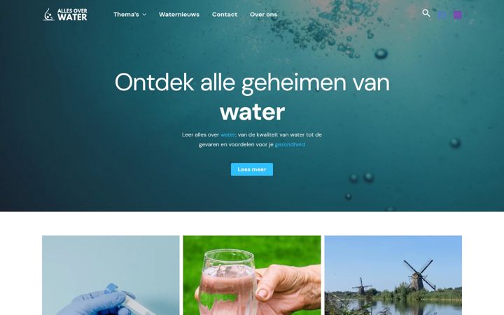 Screenshot of alles-over-water.nl
