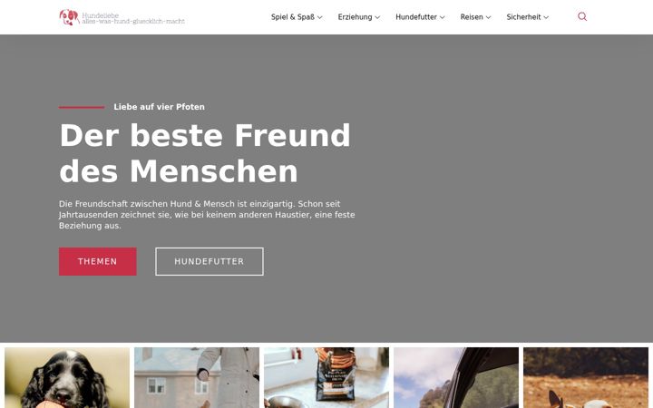 Skærmbillede af alles-was-hund-gluecklich-macht.de
