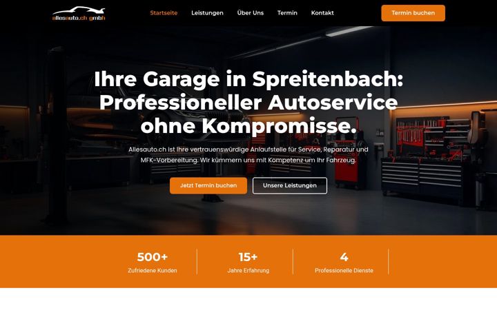 Screenshot of allesauto.ch