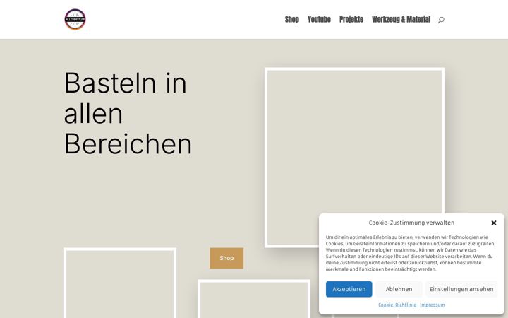 Screenshot of allesbastler.at