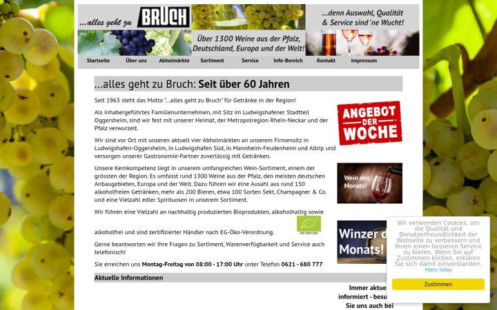Screenshot of allesgehtzubruch.de
