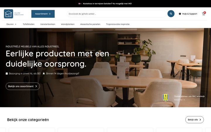 Screenshot of allesindustrieel.nl