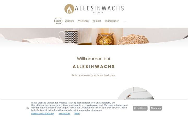 Screenshot of allesinwachs.de