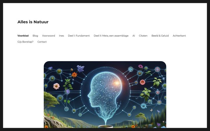 Screenshot of allesisnatuur.nl