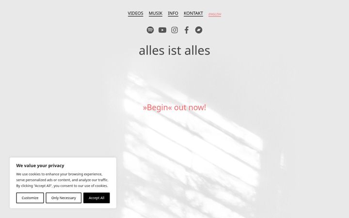 Screenshot of allesistalles.com