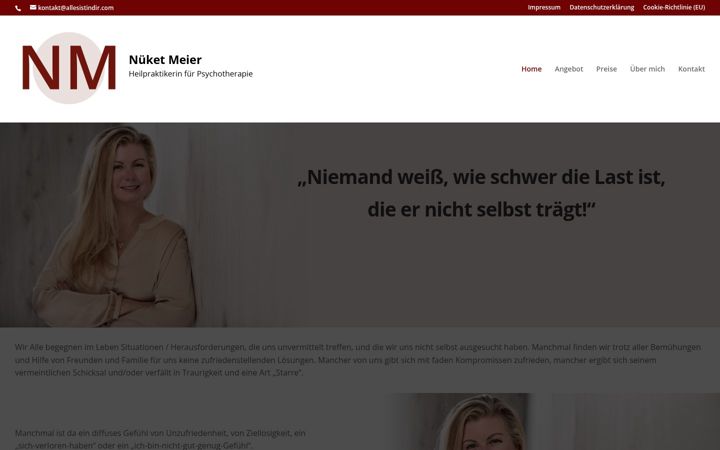 Screenshot of allesistindir.com