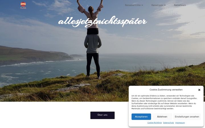 Screenshot van allesjetztnichtsspaeter.de