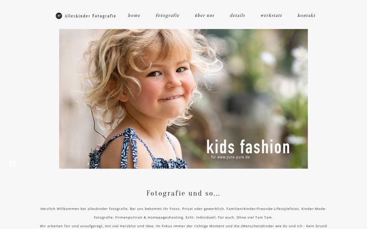 Screenshot of alleskinder.com