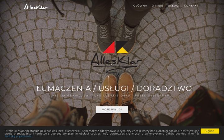 Screenshot of allesklar.pl