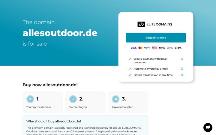 Screenshot of allesoutdoor.de