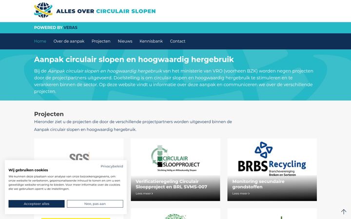 Screenshot of allesovercirculairslopen.nl