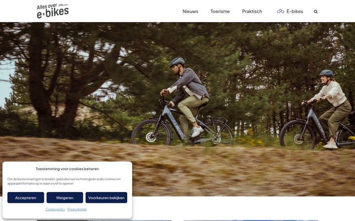 Screenshot of allesoverebikes.be
