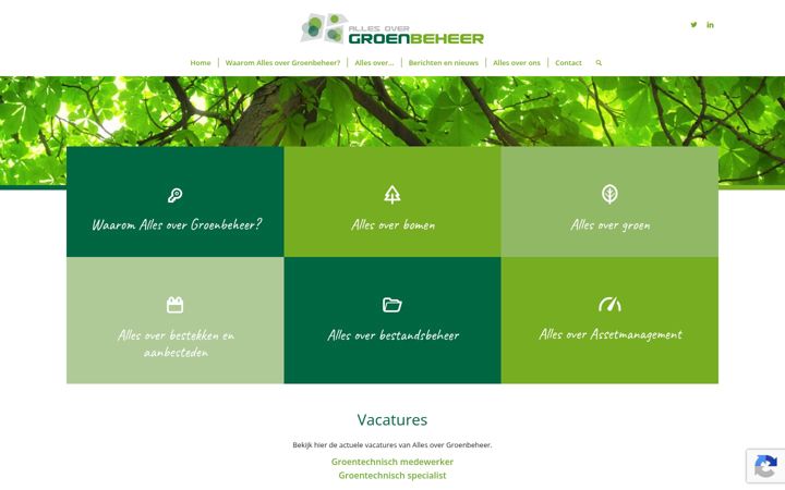 Screenshot of allesovergroenbeheer.nl