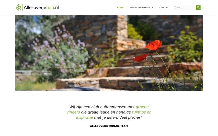 Screenshot of allesoverjetuin.nl