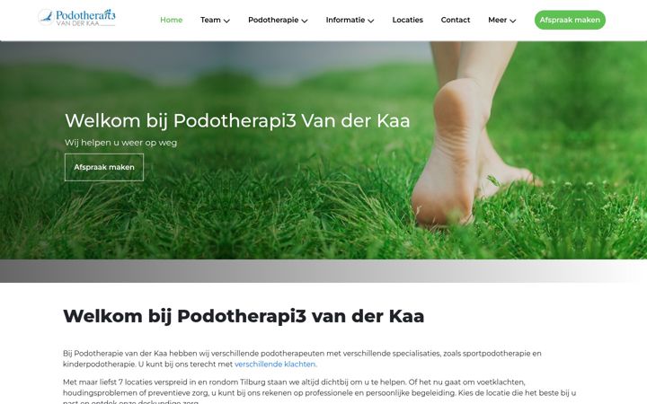 Screenshot of allesovervoeten.nl