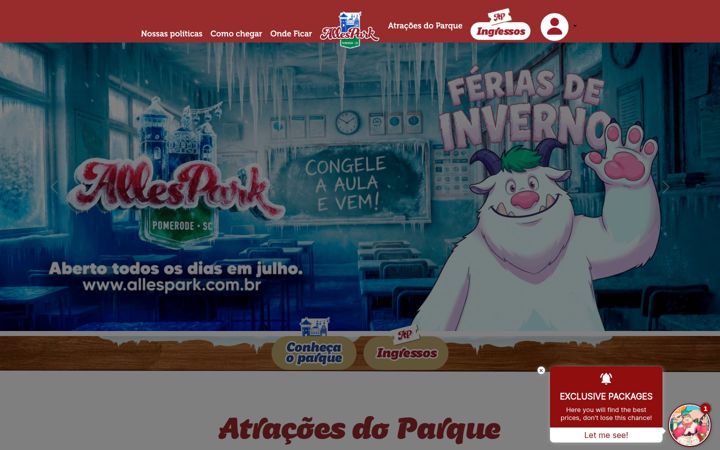 Screenshot of allespark.com.br