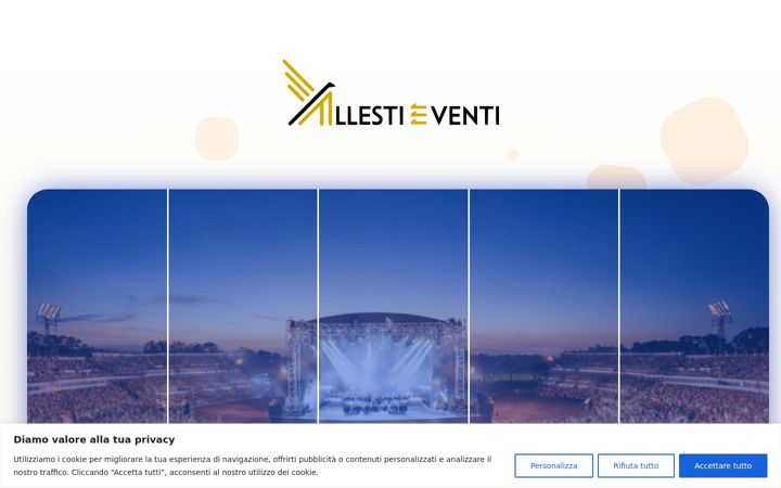 Screenshot του allestieventi.com