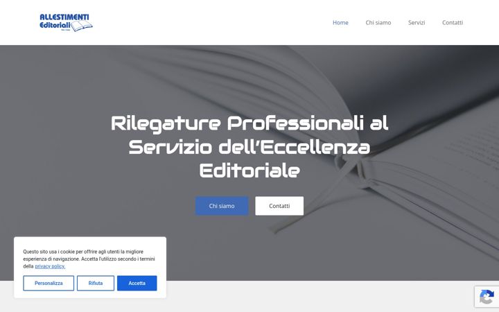 Screenshot of allestimentieditoriali.it