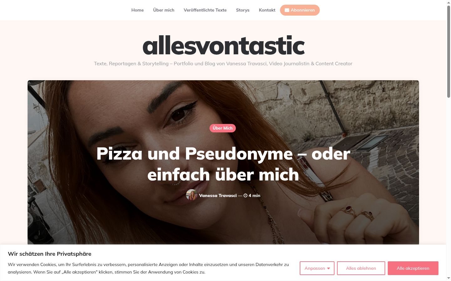 Sutikimo reklamjuostės, rodytos prieš bet kokią sąveiką, ekrano kopija