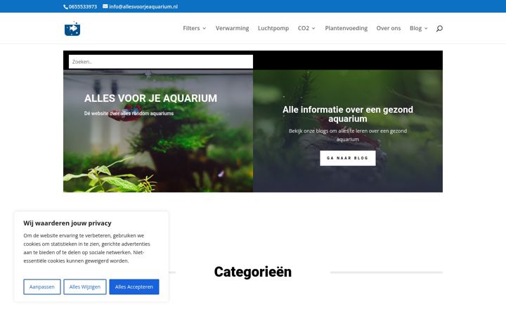 Zrzut ekranu allesvoorjeaquarium.nl