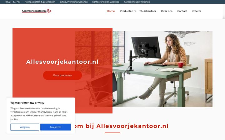 Zrzut ekranu allesvoorjekantoor.nl