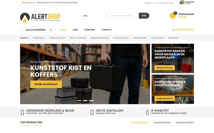 Screenshot of allesvooruwwerkplek.nl