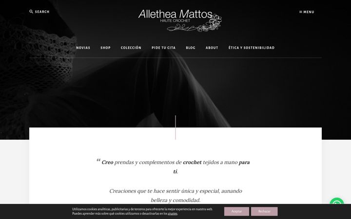 Screenshot of alletheamattos.com