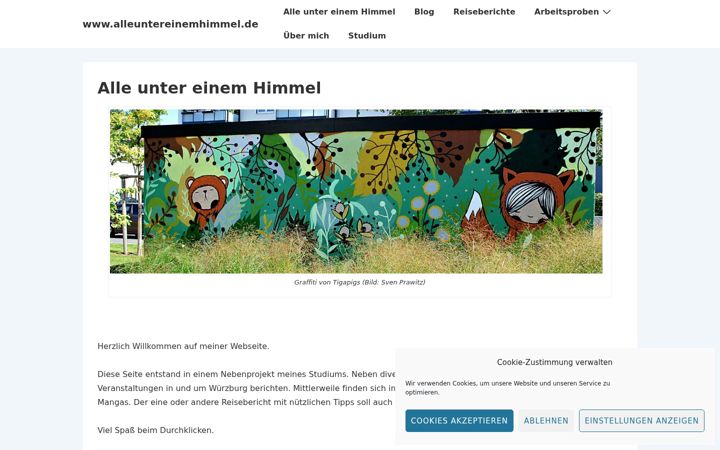 Screenshot of alleuntereinemhimmel.de
