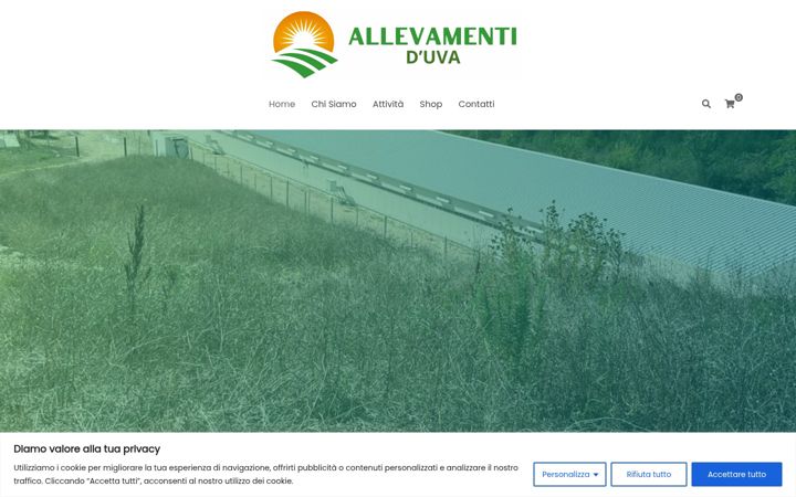 Ekraanipilt saidist allevamentiduva.it