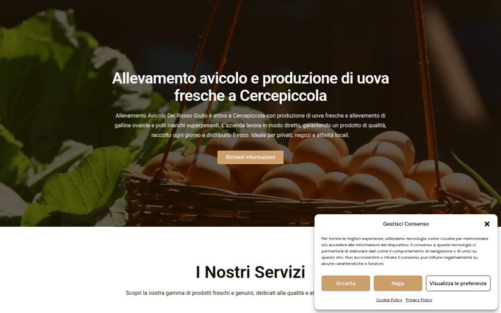 Ekraanipilt saidist allevamentoavicolodelrossogiulio.it