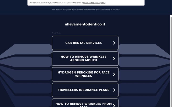 Screenshot of allevamentodentico.it