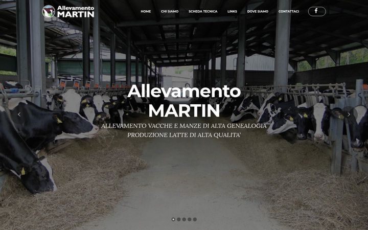 Screenshot of allevamentomartin.it