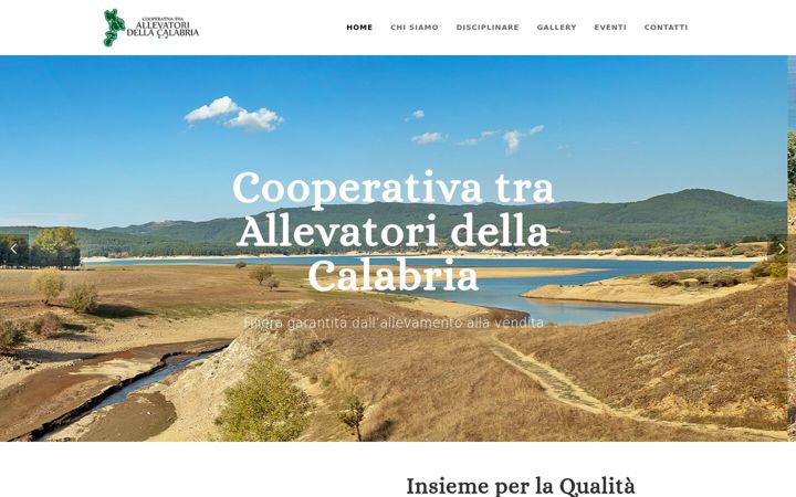 Screenshot of allevatoricalabria.it
