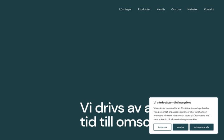 Screenshot of allevi.se