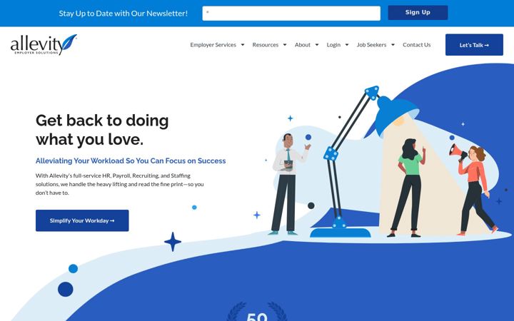 Screenshot of allevity.com