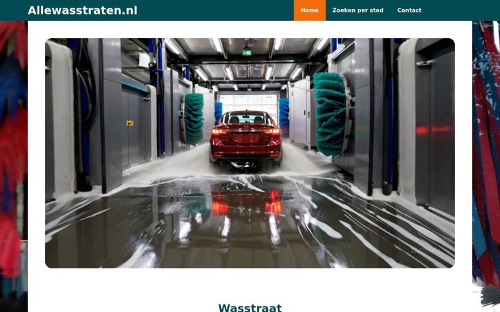 Screenshot of allewasstraten.nl