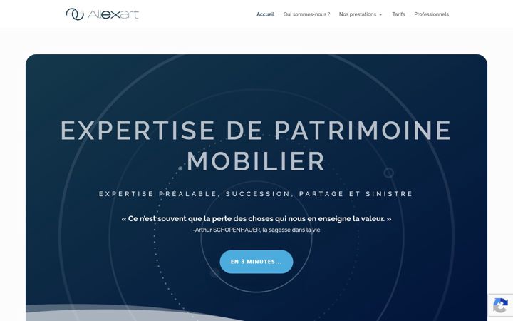 Screenshot of allexart-experts.fr
