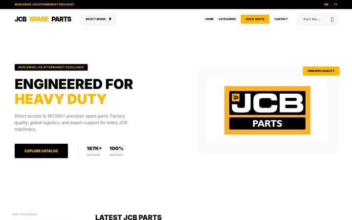 Screenshot of allexcavators.com