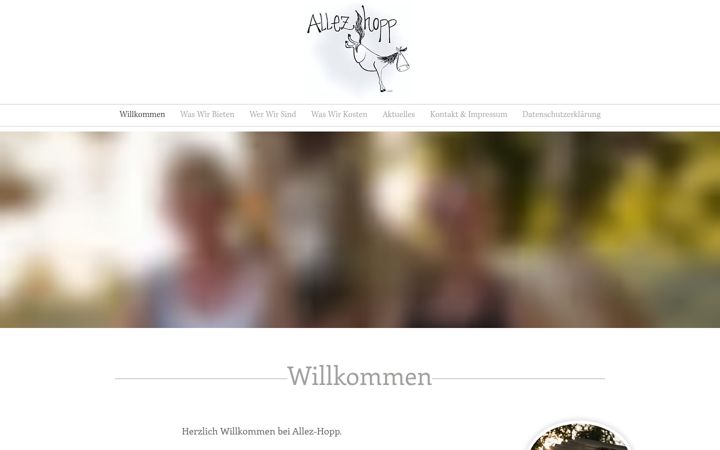 Screenshot of allez-hopp.de