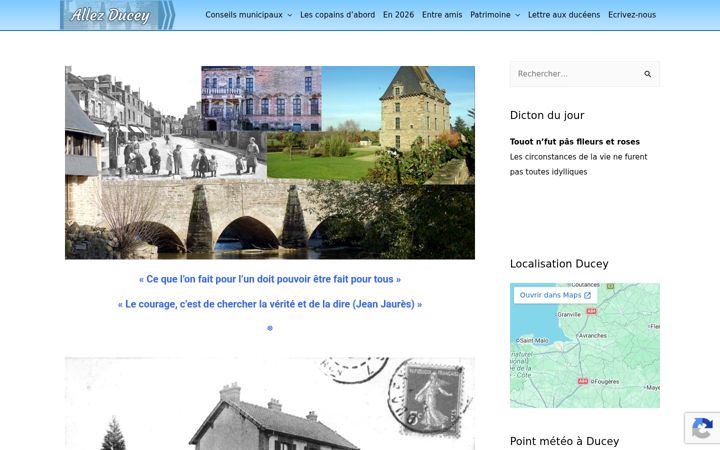 Screenshot of allezducey.com