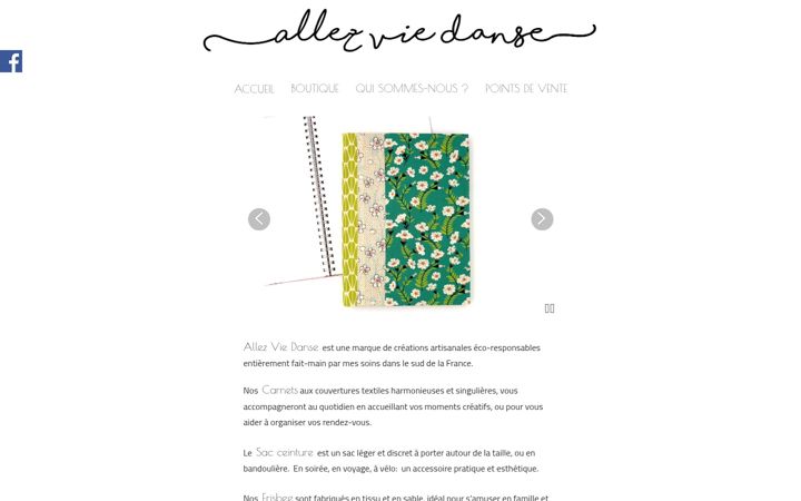 Screenshot of allezviedanse.fr