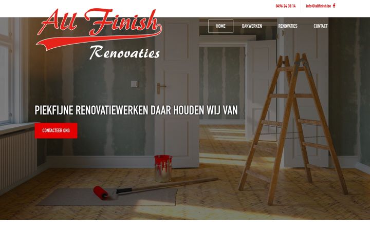 Screenshot of allfinish.be