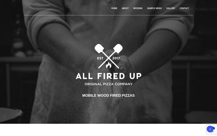 Screenshot of allfireduporiginalpizzacompany.co.uk