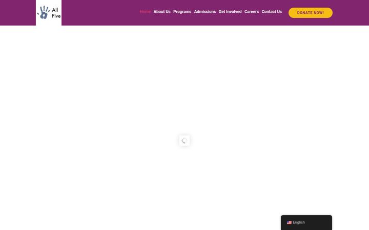 Screenshot of allfive.org