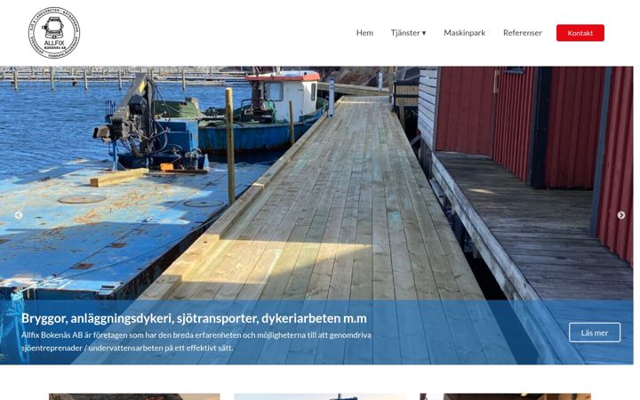 Screenshot of allfixbokenas.se
